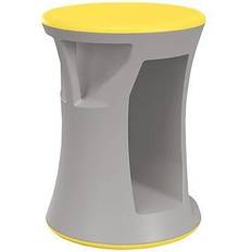 Hierarchy Flipz Rubber School Chair, Yellow/Gray 83464-YELLOW