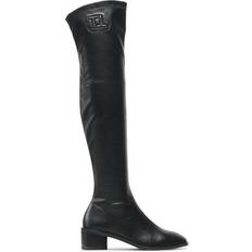 4,5 - Damen Hohe Stiefel Rieker Overknee Boots - Black