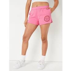 Pink Shorts Pink "3" Foldover Sweat Shorts, Women's Bottoms