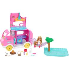 Barbie Spielzeuge Barbie Kids Club Chelsea 2-in-1 Camper Playset