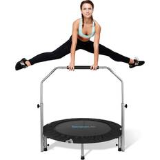 SereneLife 40 Inch Portable Pro Aerobics Jumping Sports Trampoline, Adult Size 25.04