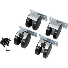 Computer Spare Parts Middle Atlantic Products RKW 2 Locking 4-Wheel Kit