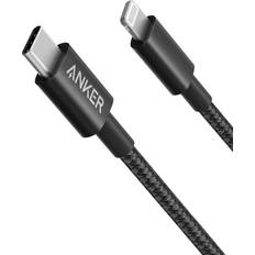 Cables Anker New Nylon USB-C to Lightning Cable, 331 Cable, Fast Charging Cord 1ft, MFi iPhone 13 13 Pro Pro