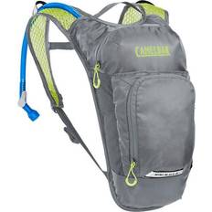 Children Running Backpacks Camelbak Mini MULE Hydration Pack Green/Grey