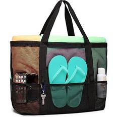 Dailyhaute Oversized Mesh Organizer Travel Bag with Pockets