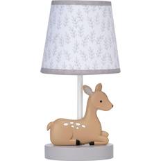 Night Lights Bedtime Originals Deer Park Woodland Taupe Lamp with Shade & Bulb Taupe Night Light