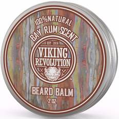 Viking Revolution Beard Wash & Beard Conditioner Set w/Argan & Jojoba Oils - Softens & Strengthens - Natural Sandalwood Scent - Beard Shampoo w/Beard