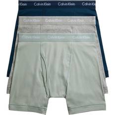 C.K Calvin Klein Men's Cotton Classics 3-Pack Boxer Brief NB4003