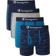 M Boxer Shorts Children's Clothing Champion Boy's Cotton Stretch Boxer Briefs 4-pack - Assorted