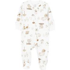Carter's Nightwear Children's Clothing Carter's Baby Animals 2-Way Zip Cotton Blend Sleep & Play Pajamas - Ivory