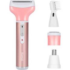 Kemei Women electric shaver painless razor rechargeable hair removal trimmer portable