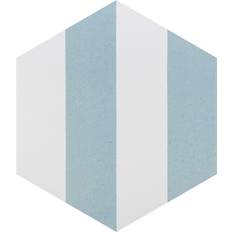White Floor Tiles Affinity Tile FCDPCP-1 Porto Capri Hexagon