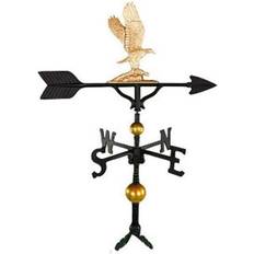 Montague Metal Products WV-372-GB 300 Series 32 In. Deluxe Gold Eagle Weathervane