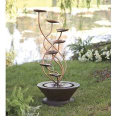 Wind & Weather Outdoor Fountains Bronze Leaf Large Fountain