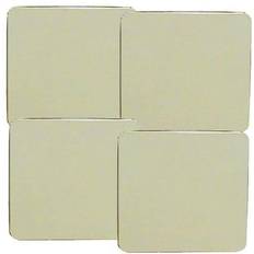 BBQ Covers Square Gas Stovetop Burner Cover Set of 4 Almond