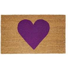 Purple Entrance Mats Calloway Mills Heart Doormat Blue, Purple, Brown