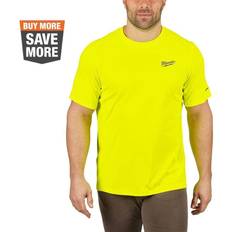 Milwaukee T-shirts & Tank Tops Milwaukee WORKSKIN Lightweight Performance Shirt Short Sleeve HI Vis