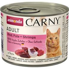 Animonda Carny Adult Beef, Turkey + Shrimp 12x200g