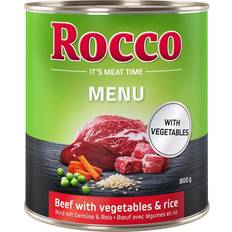 Rocco Menú 6 800 Vacuno con verduras y arroz