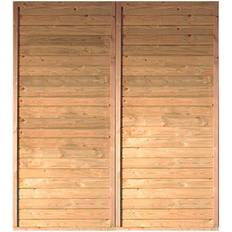 Holz Carports Karibu Seitenwand Carport 1,80 m kesseldruckimprägniert (Gebäudefläche )