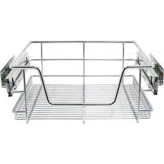 Kukoo Kitchen Storage Metal Baskets, Pull Out 400mm Wide Cabinet