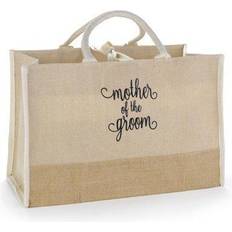 Leather Fabric Tote Bags Hortense B. Hewitt Mother of the Groom Natural Jute Tote Bag 55175ST