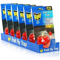 Raid Fruit Fly Apple Design Traps 6-Pack