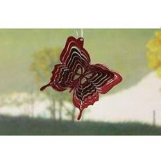 Red Butterfly Wind Spinner