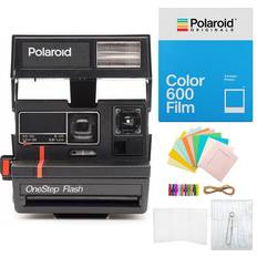 Instant Cameras Polaroid 600 Red Stripe Instant Film Camera with Instant Film and Film Kit