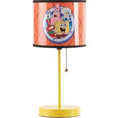 Idea Nuova Kids Spongebob Stick with Pull Chain Table Lamp