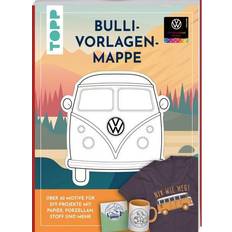 Malbücher VW Vorlagenmappe "Bulli" Die offizielle kreative Vorlagensammlung mit dem kultigen VW-Bus