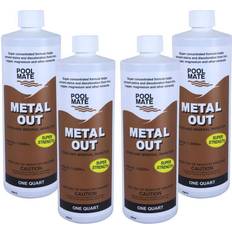Pool Mate Cleaning Equipment Pool Mate 1 qt. Metal Out Stain and Mineral Remover 4-Pack