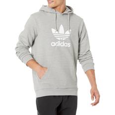 Adidas originals trefoil hoodie men's adidas Men's Originals Trefoil Hoodie - Medium Grey Heather