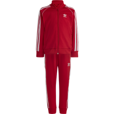 Rot Tracksuits adidas Kid's Adicolor SST Track Suit - Better Scarlet (IC9178)