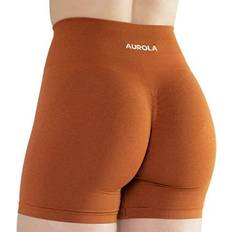 Aurola Intensify Workout Shorts Women - Gold Fire