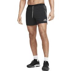 Grey nike shorts Nike Trail Second Sunrise Dri-FIT Brief Lined Running Short - Black/Dark Smoke Grey/White