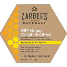 Zarbee's Naturals 99% Honey Cough Soothers, Lemon Flavor, 14 Count