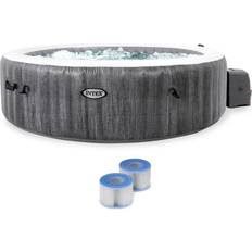 Inflatable Hot Tubs Intex Inflatable Hot Tub PureSpa Plus Greywood Type S1 Cartridges, 12