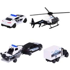 Politi Lekekjøretøy Majorette Police Force 4 Pieces Giftpack, Spielzeugauto