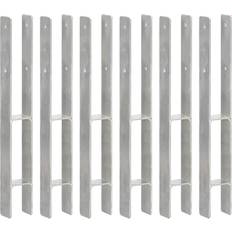 vidaXL Fence Anchors 6 Galvanised Steel n/a