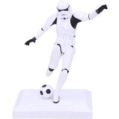 Horror-Shop Fußball spielender stormtrooper figur 17cm