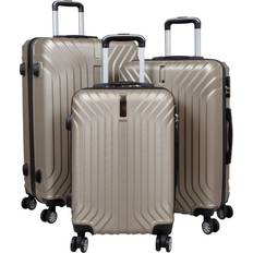 Beige Koffer-Sets HTI-Living ABS Kofferset 3-teilig