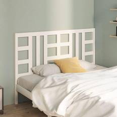 vidaXL white, 166 Solid Pine Bed Bed Headboard