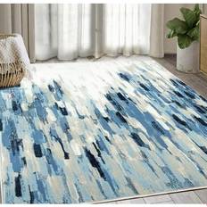 Abani Rugs & Contemporary Abstract White, Black, Yellow, Orange, Turquoise, Gray, Blue