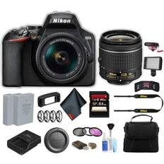 Digital Cameras Nikon D3500 DSLR Camera with 18-55mm Lens 1590 Advanced Bundle with Bag & More