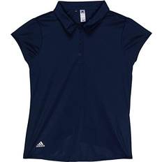 Polo Shirts adidas Girls' Performance Polo Shirt, Medium, Collegiate Navy Blue Collegiate Navy