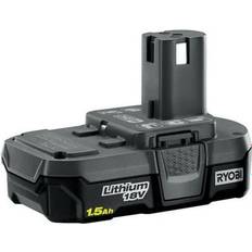 Ryobi Batteries - Power Tool Batteries Batteries & Chargers Ryobi 18-Volt ONE 1.5Ah Compact Lithium-Ion Battery