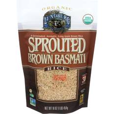 Lundberg Family Farms Organic Sprouted Brown Basmati Rice, Germinated 30-Minute Cook Time, 100% Whole