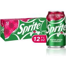 Coca-Cola Sprite Winter Spiced Cranberry Soda Pop 12