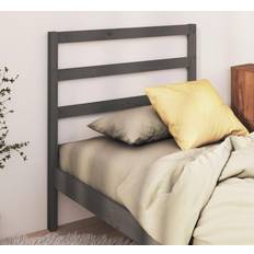 Senger & Madrasser vidaXL grey, 106 Solid Wood Pine Bed Headboard